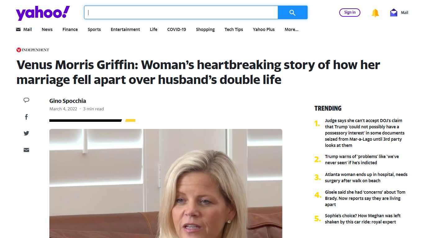 Venus Morris Griffin: Woman’s heartbreaking story of how her ... - Yahoo!